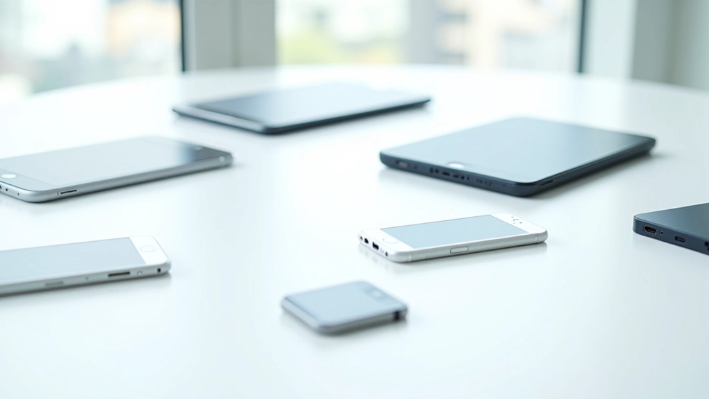 Multiple device screens showing bilingual website design with consistent font pairing across smartphone, tablet, and desktop displays