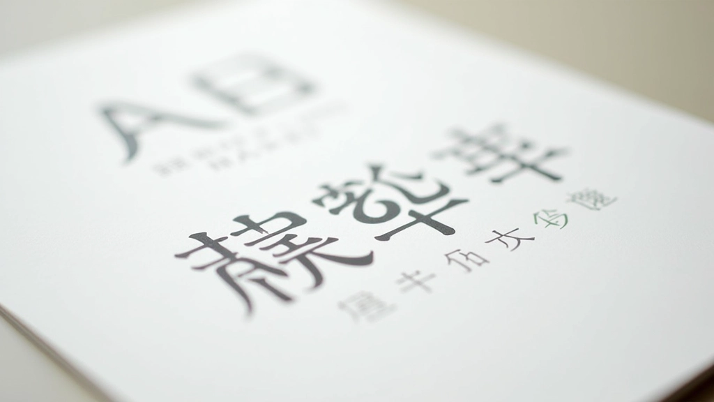 Close-up of typography samples showing English serif and Chinese sans-serif characters side by side at matching point sizes, demonstrating visual weight differences